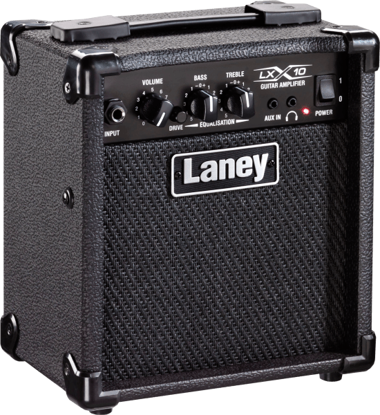 Laney LX10 10W Guitar Combo Amp - Compact Practice Amplifier with Clean & Drive Channels - Ev - Entz Music