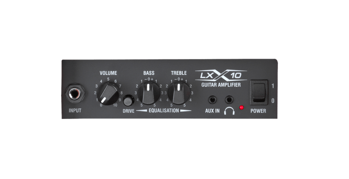 Laney LX10 - RED 10W Guitar Combo Amp - Compact Practice Amplifier with Drive & 2 - Band EQ - Ev - Entz Music
