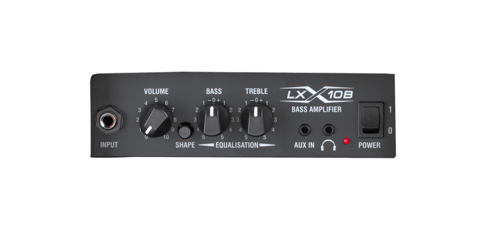 Laney LX10B - RED Bass Guitar Combo – 10W, 5” Woofer, Compact Practice Amp in Red - Ev - Entz Music