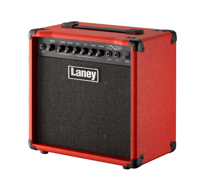 Laney LX15 - RED 15W Guitar Combo Amp – Compact Practice Amplifier in Red - Ev - Entz Music