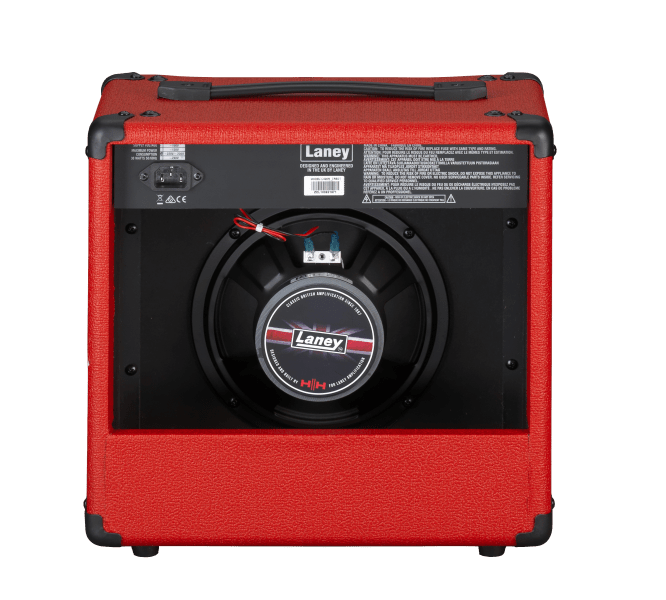 Laney LX15 - RED 15W Guitar Combo Amp – Compact Practice Amplifier in Red - Ev - Entz Music