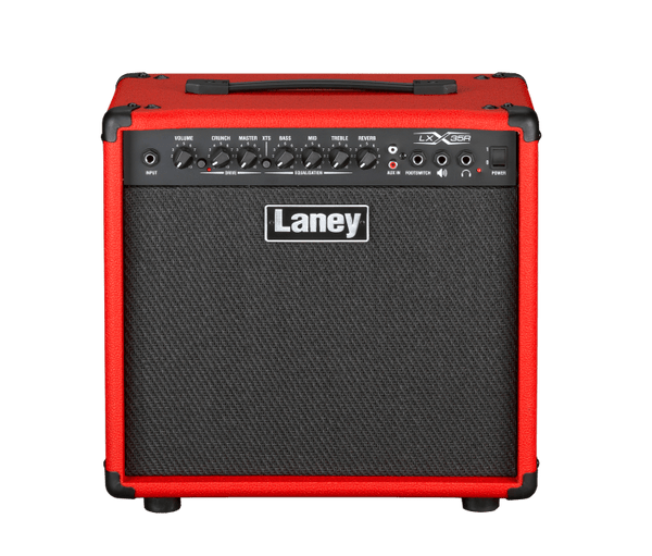 Laney LX35R - RED 35W Guitar Combo Amp – Clean & Drive Channels with Reverb - Ev - Entz Music