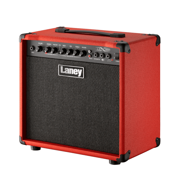 Laney LX35R - RED 35W Guitar Combo Amp – Clean & Drive Channels with Reverb - Ev - Entz Music