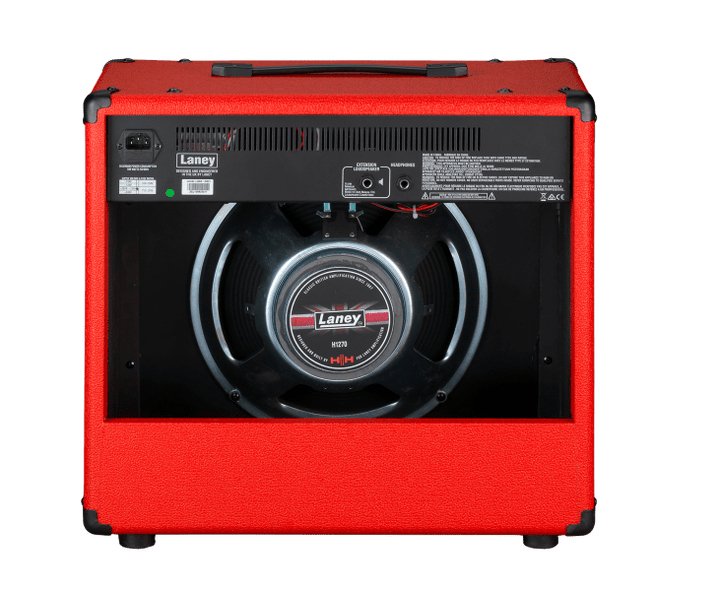 Laney LX65R - RED 65W Guitar Combo Amp – 12” Speaker, Clean & Drive Channels with Reverb - Ev - Entz Music