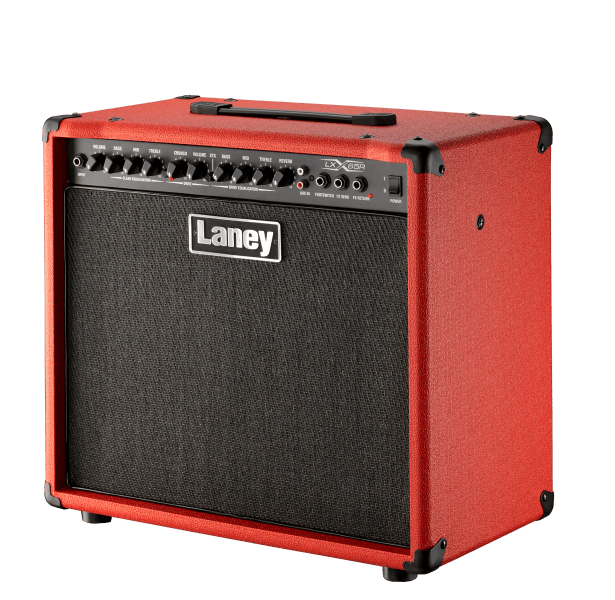 Laney LX65R - RED 65W Guitar Combo Amp – 12” Speaker, Clean & Drive Channels with Reverb - Ev - Entz Music