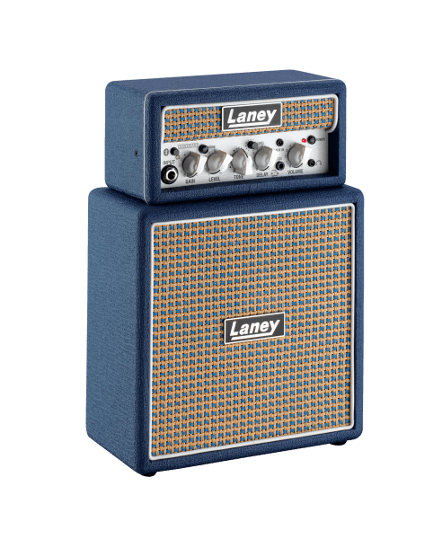 Laney MINISTACK - B - LION Bluetooth Battery Powered Guitar Amp - 6W Mini Stack with Smartphone Interface & Digital Delay - Ev - Entz Music