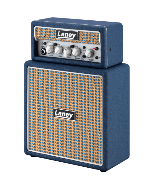 Laney MINISTACK - B - LION Bluetooth Battery Powered Guitar Amp - 6W Mini Stack with Smartphone Interface & Digital Delay - Ev - Entz Music