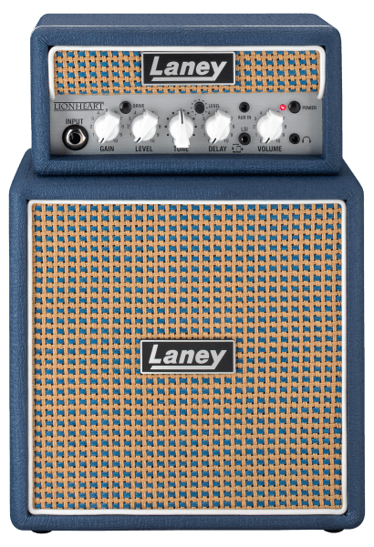 Laney MINISTACK - LION Battery Powered Guitar Amp - 6W Mini Stack with Smartphone Interface & Digital Delay - Ev - Entz Music