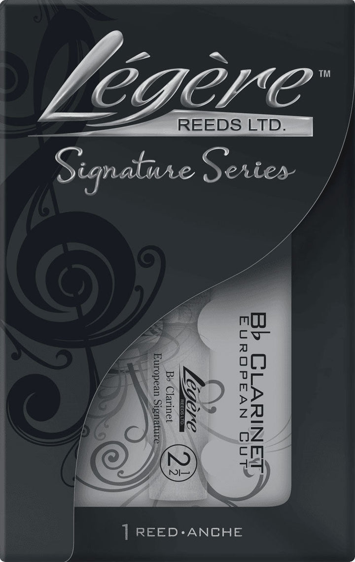 Legere European Signature Bb Clarinet Reed 2.5 - Ev - Entz Music