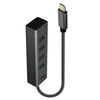 Lindy 43325 - 4 Port USB 3.2 Type C Hub for High - Speed Connectivity - Ev - Entz Music