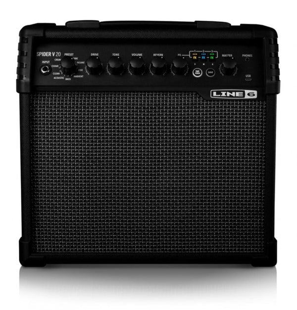 Line 6 Spider V 20 Guitar Amp - Ev - Entz Music