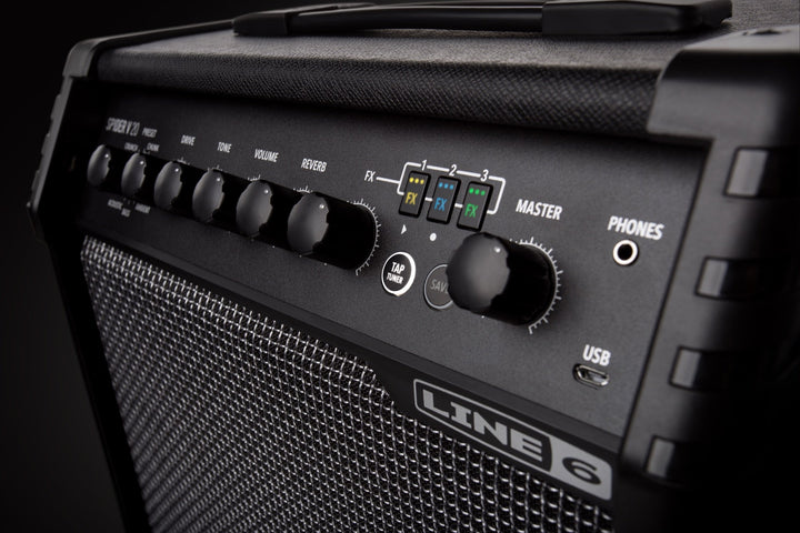 Line 6 Spider V 20 Guitar Amp - Ev - Entz Music