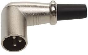 Stagg Right - Angled 3 Pin  XLR connector (M)