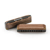 Suzuki Suzuki M-20W Manji 10-hole wooden cover diatonic harmonica - D - image 1
