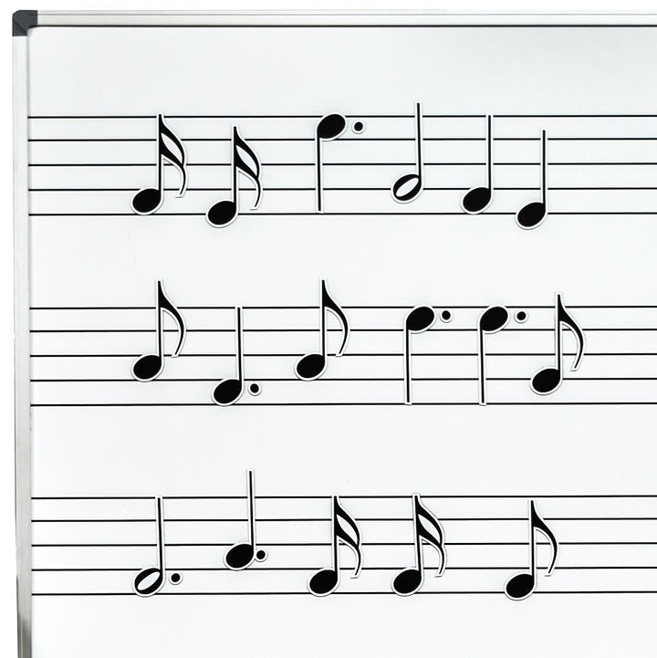 Magnetic symbols 1 - more short, long and dotted notes -... – Ev-Entz Music