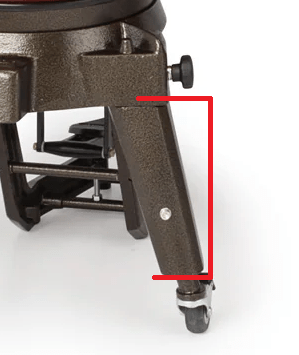 Majestic Harmonic Timpani Front Leg Right - Ev - Entz Music