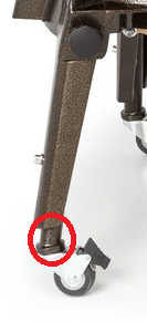 Majestic Harmonic Timpani Sliding Tube Right, No Wheel/Caster - Ev - Entz Music