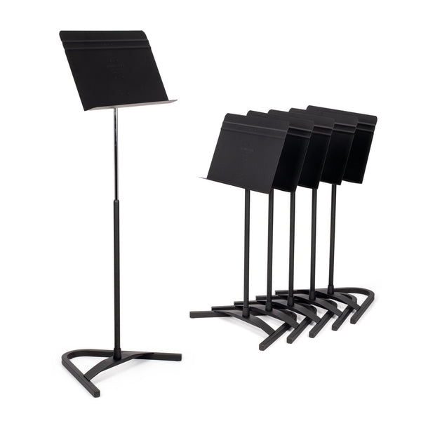 Manhasset Harmony Music Stand - Box of 6 Stackable Stands with V - Shaped Base (MAN8506) - Ev - Entz Music