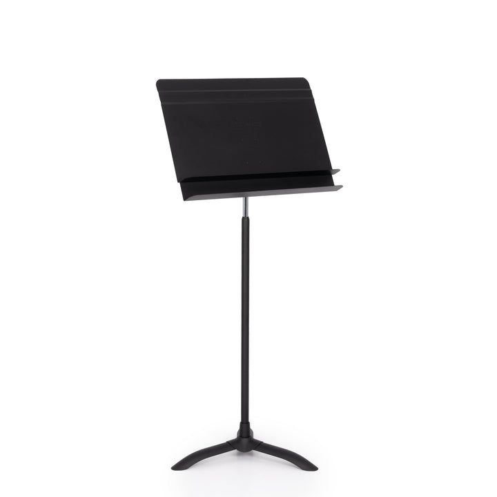Manhasset Orchestral Music Stand - Single Stand with Extra Shelf for Accessories (MAN5001) - Ev - Entz Music