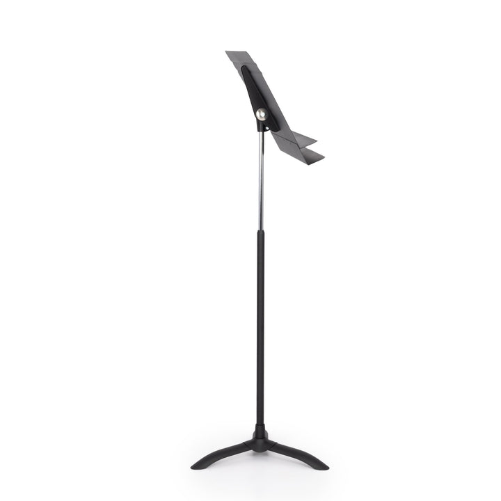 Manhasset Orchestral Music Stand - Single Stand with Extra Shelf for Accessories (MAN5001) - Ev - Entz Music