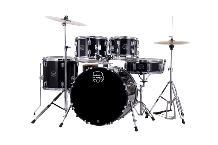 Mapex Comet Series Drum Kit – Complete Beginner Drum Set with Hardware & Cymbals (18", 20", 22") - Ev - Entz Music
