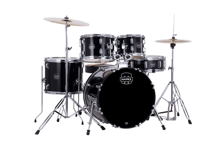Mapex Comet Series Drum Kit – Complete Beginner Drum Set with Hardware & Cymbals (18", 20", 22") - Ev - Entz Music