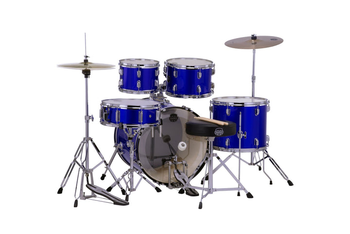 Mapex Comet Series Drum Kit – Complete Beginner Drum Set with Hardware & Cymbals (18", 20", 22") - Ev - Entz Music