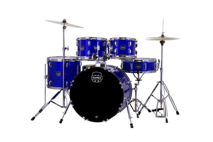Mapex Comet Series Drum Kit – Complete Beginner Drum Set with Hardware & Cymbals (18", 20", 22") - Ev - Entz Music