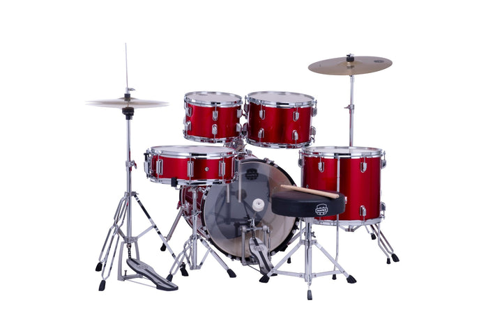 Mapex Comet Series Drum Kit – Complete Beginner Drum Set with Hardware & Cymbals (18", 20", 22") - Ev - Entz Music