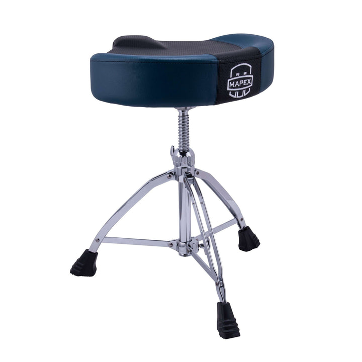Mapex T855 Breathable Drum Throne Stool, Blue - Ev - Entz Music