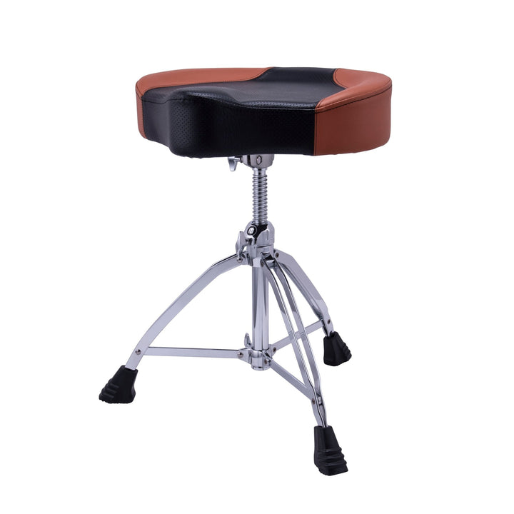 Mapex T855 Breathable Drum Throne Stool, Brown - Ev - Entz Music