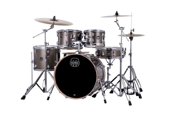 Mapex Venus Series Drum Kit - Complete 5 - Piece Beginner Drum Set with Cymbals, Throne, and Stands - Ev - Entz Music