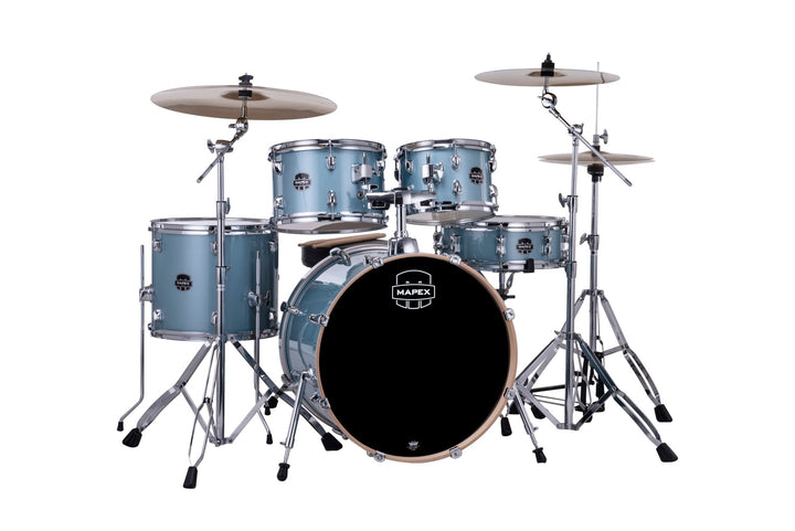 Mapex Venus Series Drum Kit - Complete 5 - Piece Beginner Drum Set with Cymbals, Throne, and Stands - Ev - Entz Music