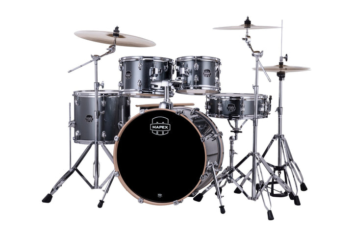 Mapex Venus Series Drum Kit - Complete 5 - Piece Beginner Drum Set with Cymbals, Throne, and Stands - Ev - Entz Music