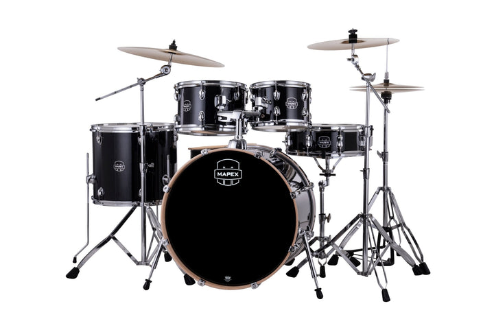 Mapex Venus Series Drum Kit - Complete 5 - Piece Beginner Drum Set with Cymbals, Throne, and Stands - Ev - Entz Music