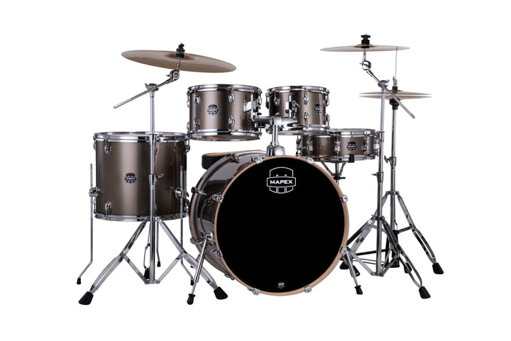 Mapex Venus Series Drum Kit - Complete 5 - Piece Beginner Drum Set with Cymbals, Throne, and Stands - Ev - Entz Music