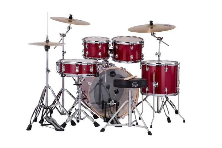 Mapex Venus Series Drum Kit - Complete 5 - Piece Beginner Drum Set with Cymbals, Throne, and Stands - Ev - Entz Music
