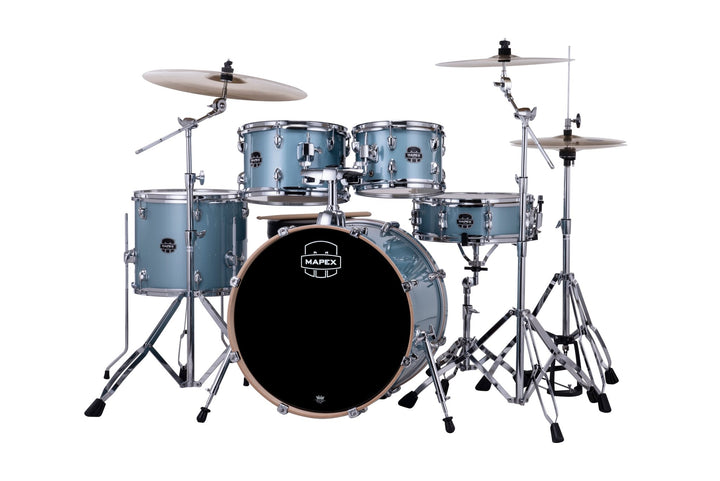 Mapex Venus Series Drum Kit - Complete 5 - Piece Beginner Drum Set with Cymbals, Throne, and Stands - Ev - Entz Music