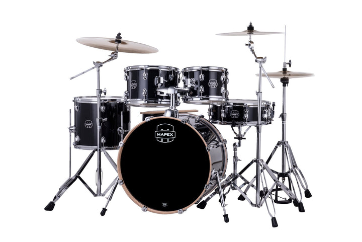 Mapex Venus Series Drum Kit - Complete 5 - Piece Beginner Drum Set with Cymbals, Throne, and Stands - Ev - Entz Music