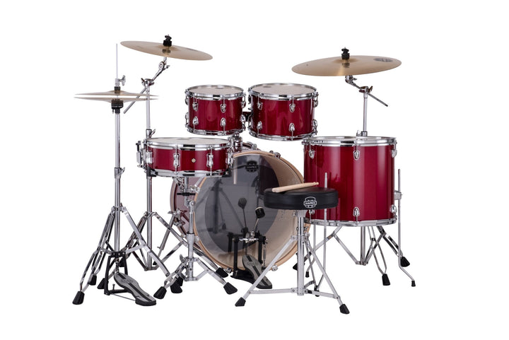 Mapex Venus Series Drum Kit - Complete 5 - Piece Beginner Drum Set with Cymbals, Throne, and Stands - Ev - Entz Music