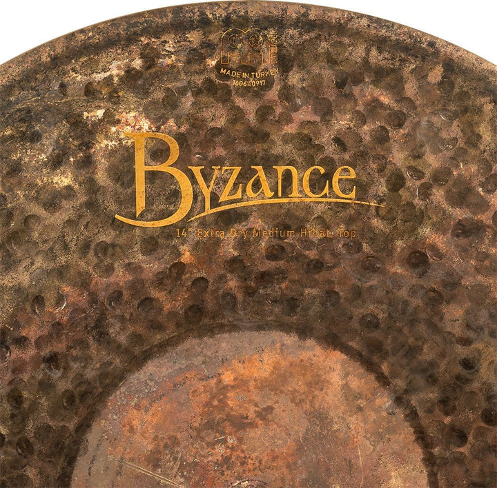 Meinl Byzance Extra Dry 14" Hi - Hat Cymbals - Articulate and Dark Sound with a Distinctive Chick - Ev - Entz Music