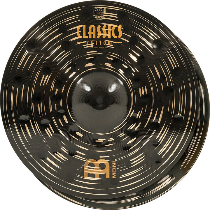 Meinl Classics Custom Dark Cymbal Set with Free 18" Crash – B12 Bronze, Made in Germany (CCD460+18) - Ev - Entz Music