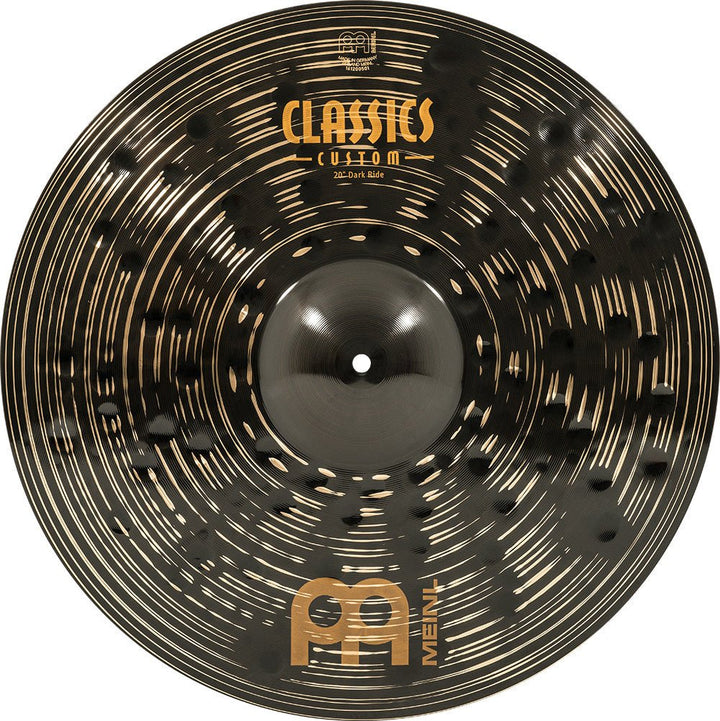 Meinl Classics Custom Dark Cymbal Set with Free 18" Crash – B12 Bronze, Made in Germany (CCD460+18) - Ev - Entz Music
