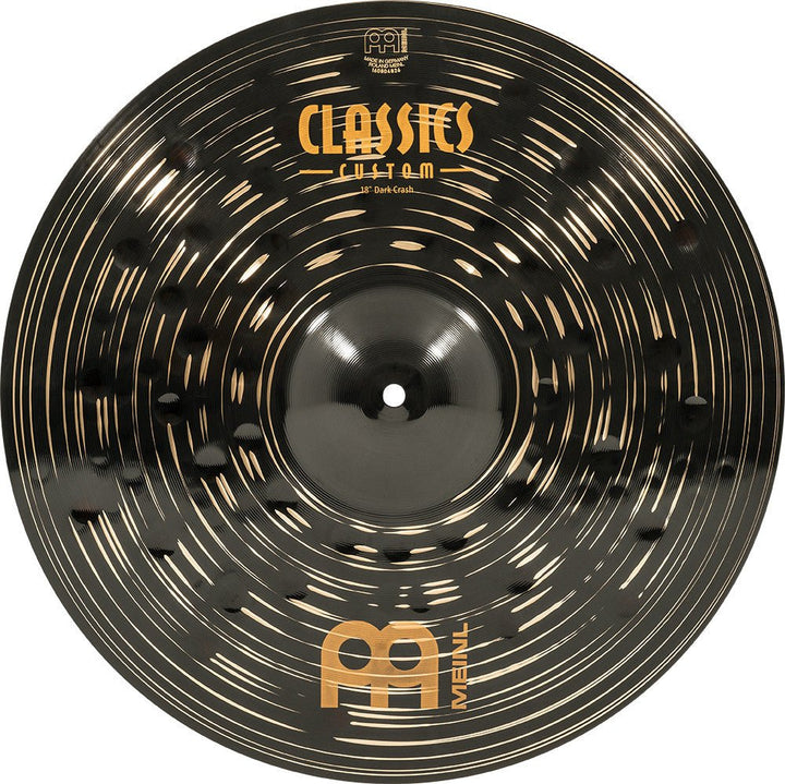 Meinl Classics Custom Dark Cymbal Set with Free 18" Crash – B12 Bronze, Made in Germany (CCD460+18) - Ev - Entz Music