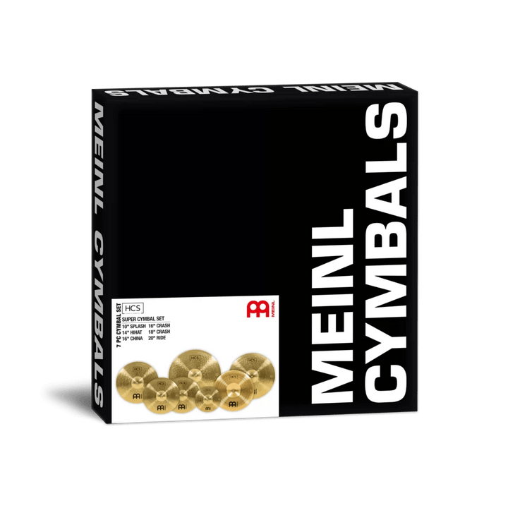 Meinl HCS Super Cymbal Set – Complete Drum Kit Cymbal Pack with Crashes, Ride, China & Splash (HCS - SCS) - Ev - Entz Music
