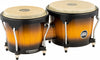 MEINL Percussion Headliner Series Wood Bongo 6 3/4" MACHO & 8" HEMBRA - Vintage Sunburst - Ev - Entz Music
