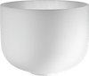 Meinl Sonic Energy 12" Quartz Crystal Singing Bowl - A3 Note, 440 Hz, Brow Chakra, White - Frosted - Ev - Entz Music
