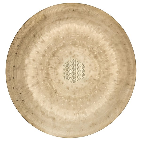 Meinl Sonic Energy 12" Wind Gong – Flower of Life Design, Handcrafted Feng Gong with Beater (WGFOL12) - Ev - Entz Music