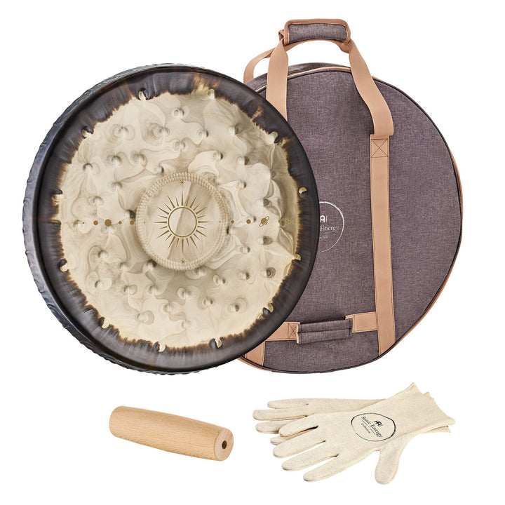 Meinl Sonic Energy 22" Soundscape Gong - Solar System Design, Nickel Silver Construction, Mallet, Gloves & Travel Bag - Ev - Entz Music