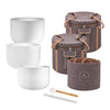 Meinl Sonic Energy 3 - piece Crystal Singing Bowl Set, C3 / E3 / G3, 440 Hz - Ev - Entz Music